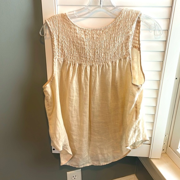 Cloth & Stone linen tank NWT - Picture 3 of 4